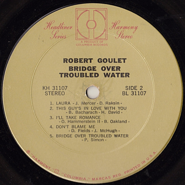 Robert Goulet : Bridge Over Troubled Water (LP, Album, Ter)