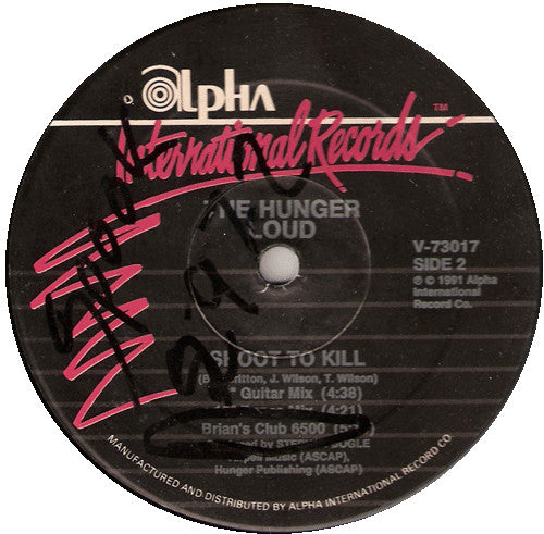 The Hunger : Tonight / Shoot To Kill (12")