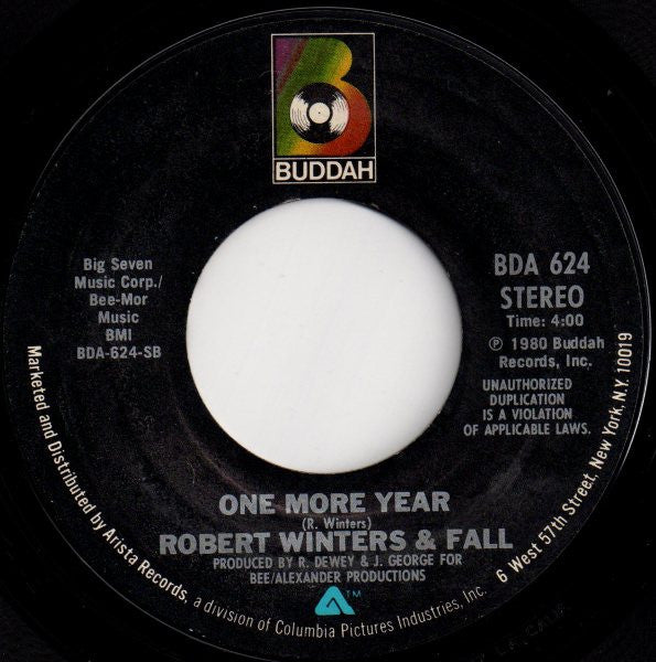 Robert Winters And Fall : Magic Man (7")