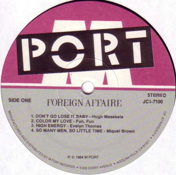 Various : Foreign Affaire (LP, Comp, P/Mixed)