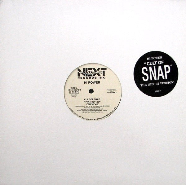 Hi Power : Cult Of Snap (12", Promo)