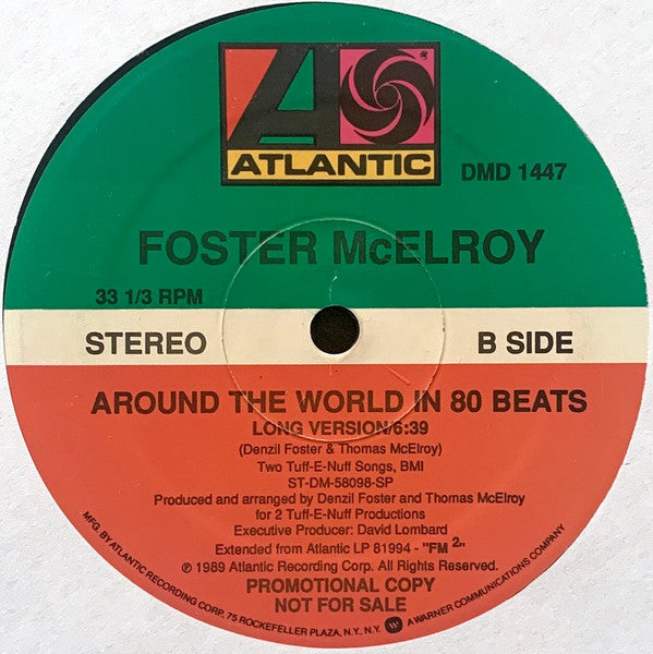 Foster & McElroy : Around The World In 80 Beats (12", Promo)