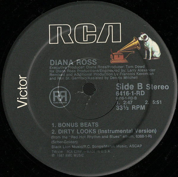 Diana Ross : Dirty Looks (12")