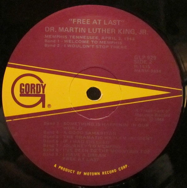 Dr. Martin Luther King, Jr. : ...Free At Last (LP)