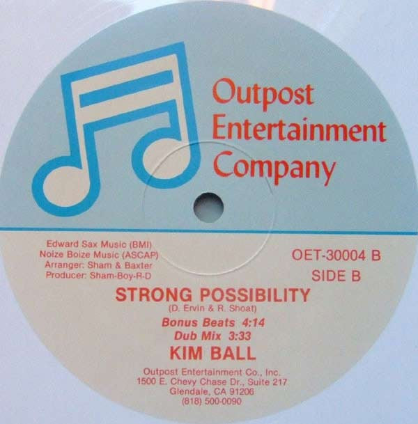 Kimberly Ball : Strong Possibility (12", Whi)