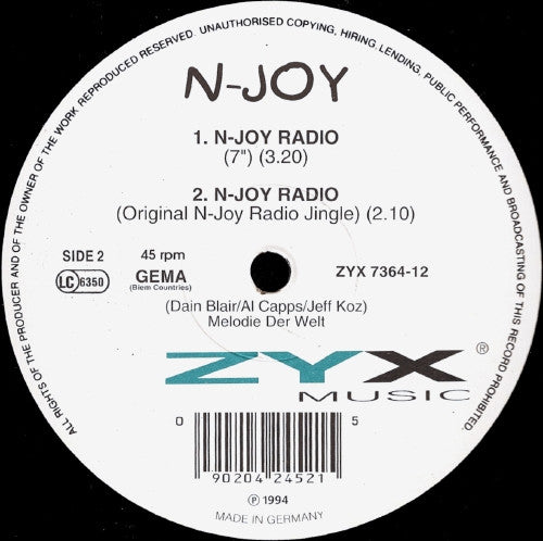 N-Joy : N-Joy Radio (12")