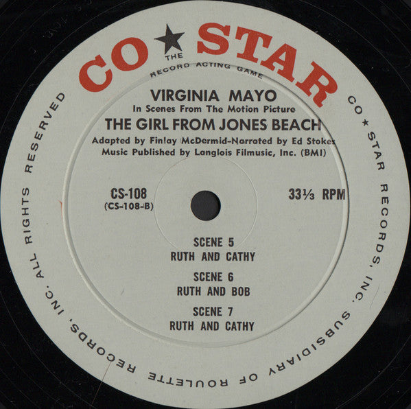 Virginia Mayo (2) : In Scenes From The Motion Picture The Girl From Jones Beach (LP, Album)