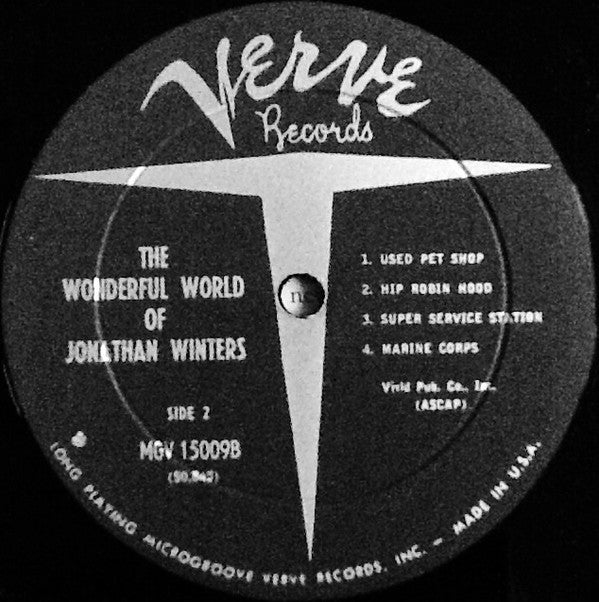 Jonathan Winters : The Wonderful World Of Jonathan Winters (LP, Album, Mono)