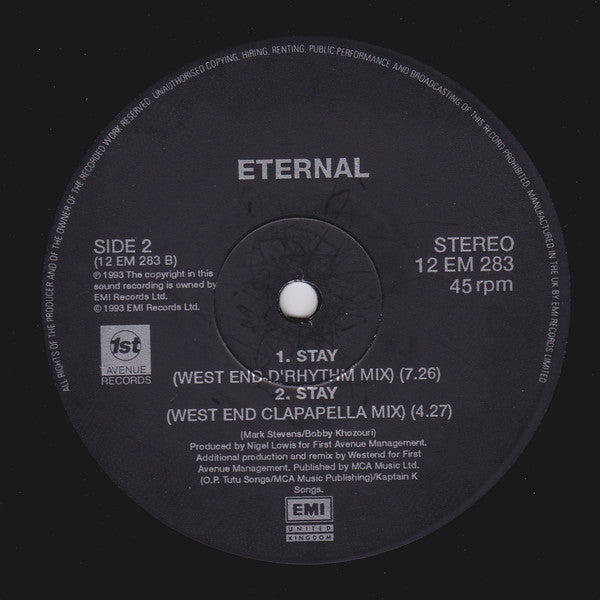 Eternal (2) : Stay (12", Single)