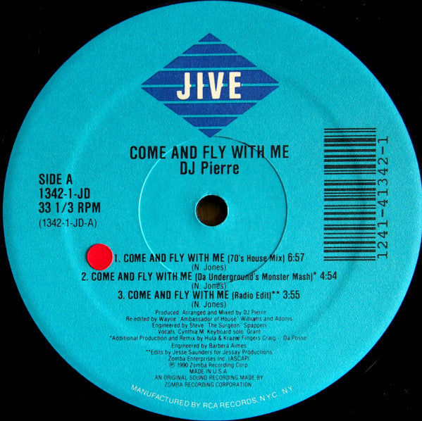 DJ Pierre : Come And Fly With Me (12")