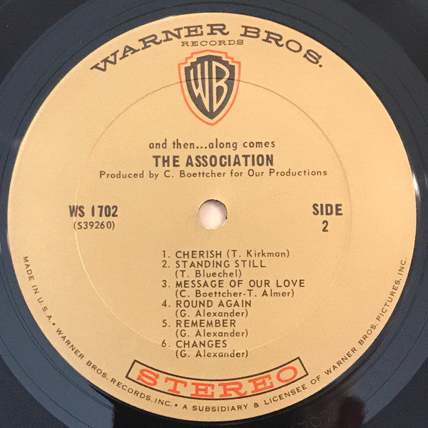 The Association (2) : And Then...Along Comes The Association (LP, Album, RE, Gol)