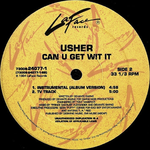 Usher : Can U Get Wit It (12")