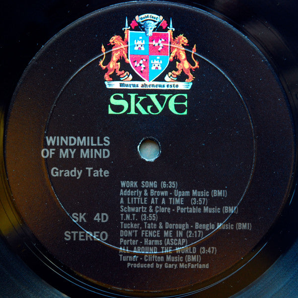 Grady Tate : Windmills Of My Mind (LP, Album, Mon)