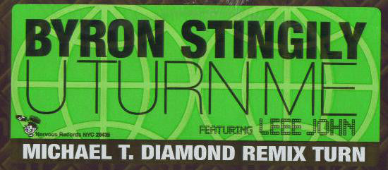 Byron Stingily Featuring Leee John : U Turn Me (12")