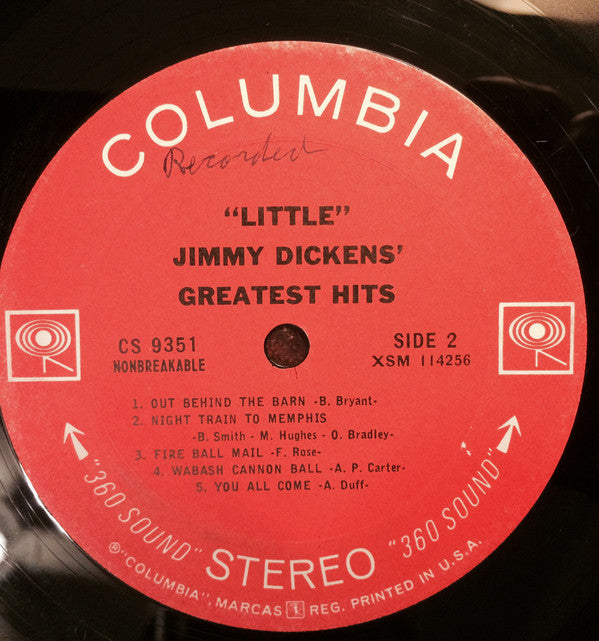 Little Jimmy Dickens : Greatest Hits (LP, Comp)