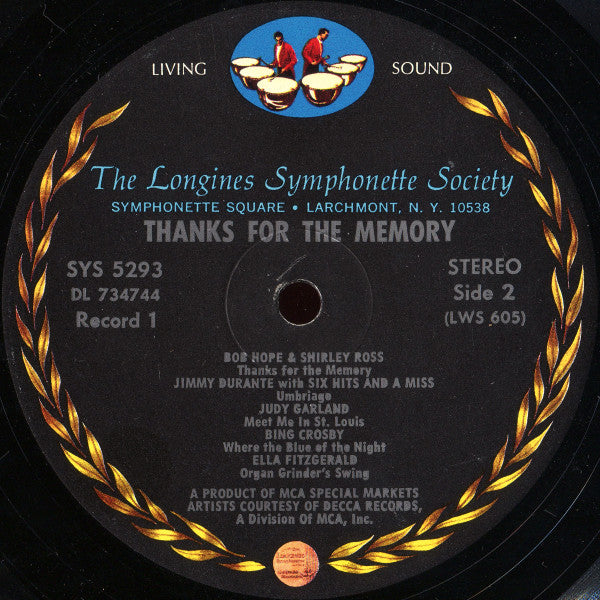 Various : Thanks For The Memory Volume I (LP, Comp)