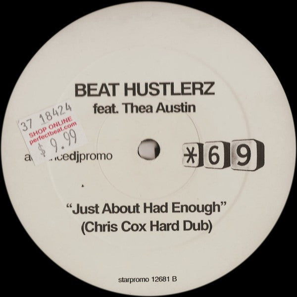 Beat Hustlerz Feat. Thea Austin : Just About Had Enough (12", Promo, Adv)
