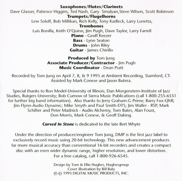 DMP Big Band : Carved In Stone (CD, Album, 20-)