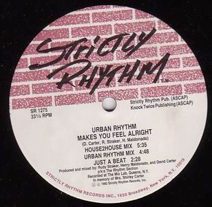 Urban Rhythm : Jump Around / Makes You Feel Alright (12")