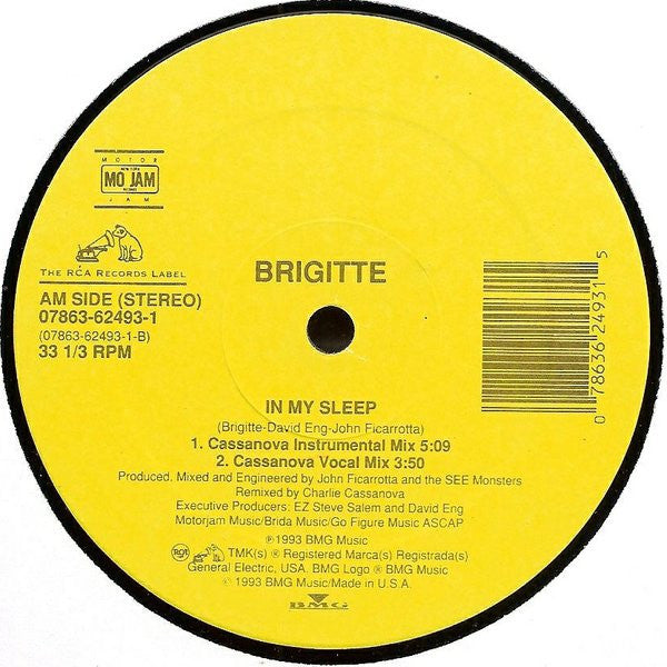 Brigitte (2) : In My Sleep (12")