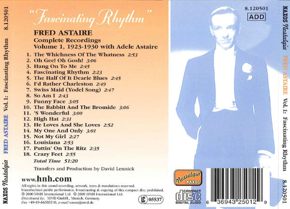 Fred Astaire With Adele Astaire : Fascinating Rhythm (CD, Comp)