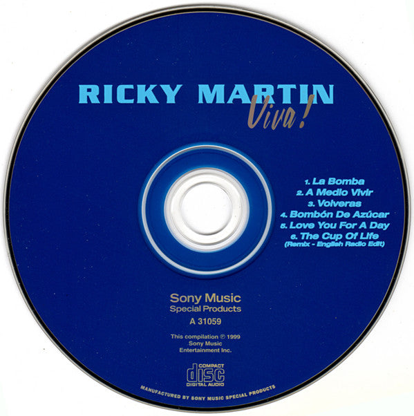 Ricky Martin : Viva! (CD, Comp, Ltd)