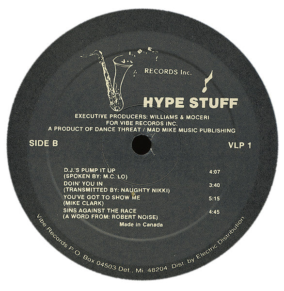 Various : Hype Stuff (You Gotta Move To) (LP, Comp, P/Mixed)