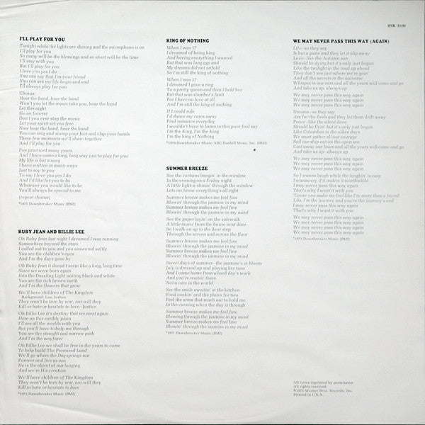 Seals & Crofts : Greatest Hits (LP, Comp, RE, Gol)