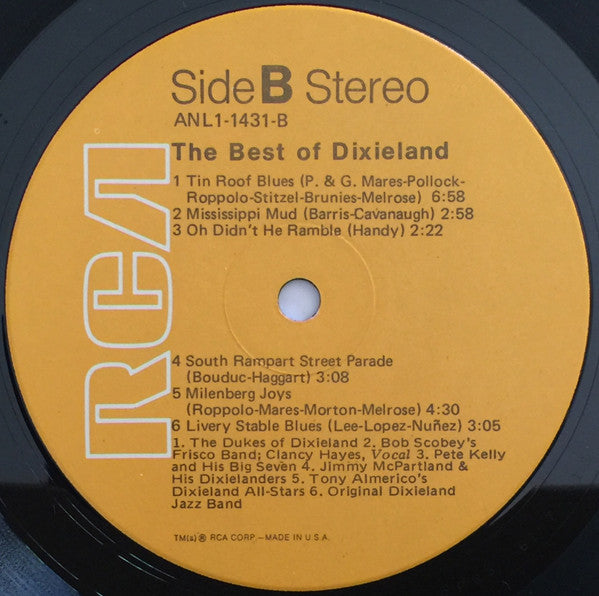 Various : The Best Of Dixieland (LP, Comp, RE)