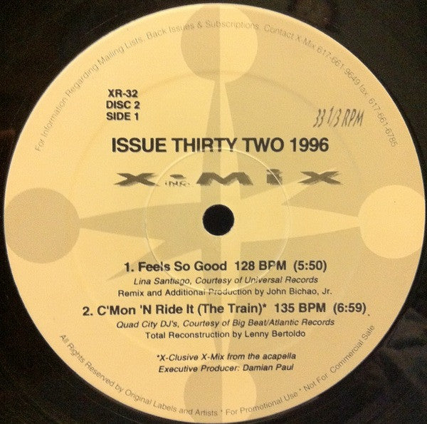 Various : X-Mix Issue ThirtyTwo (2x12", Comp, Promo)