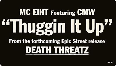 MC Eiht Featuring CMW : Thuggin It Up (12", Promo)
