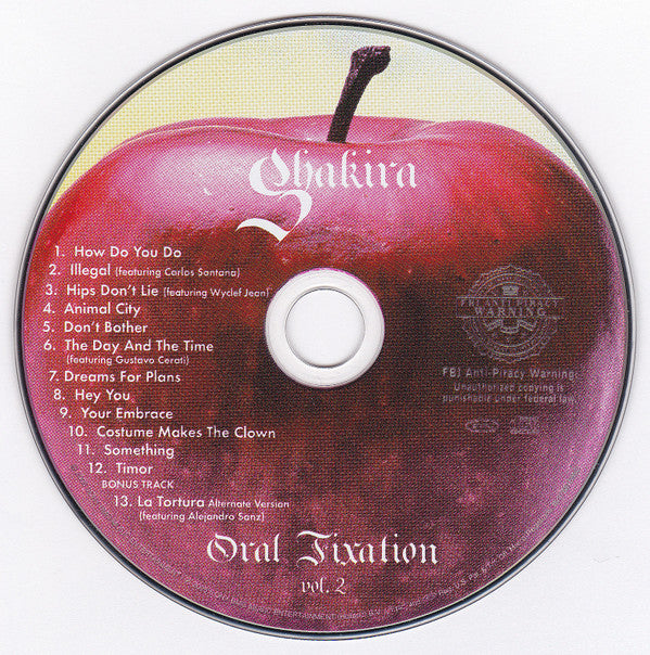Shakira : Oral Fixation Vol. 2 (CD, Album, Club)
