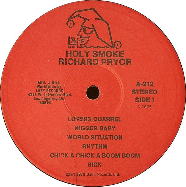 Richard Pryor : Holy Smoke (LP, Album)