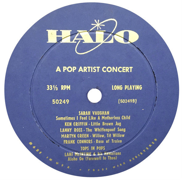 Various : A Pop Artist Concert (LP, Comp)