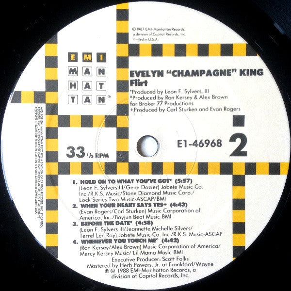 Evelyn King : Flirt (LP, Album)