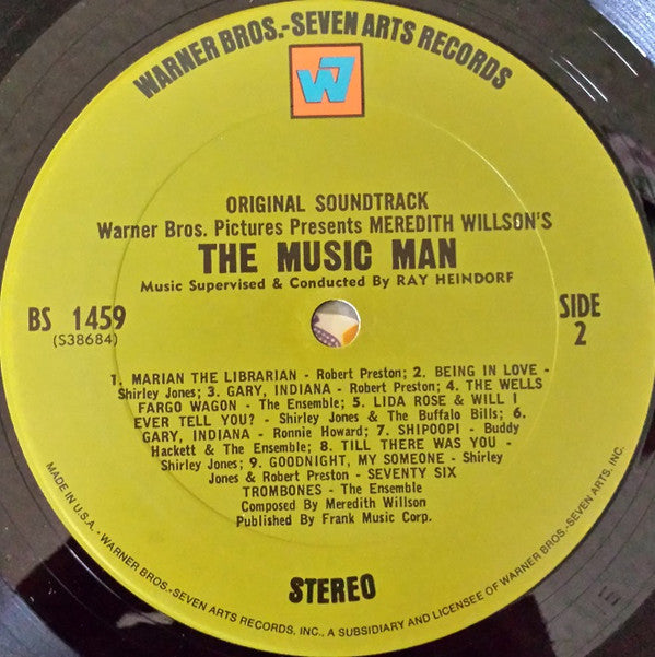 Meredith Willson : The Music Man - Original Soundtrack (LP, RP)