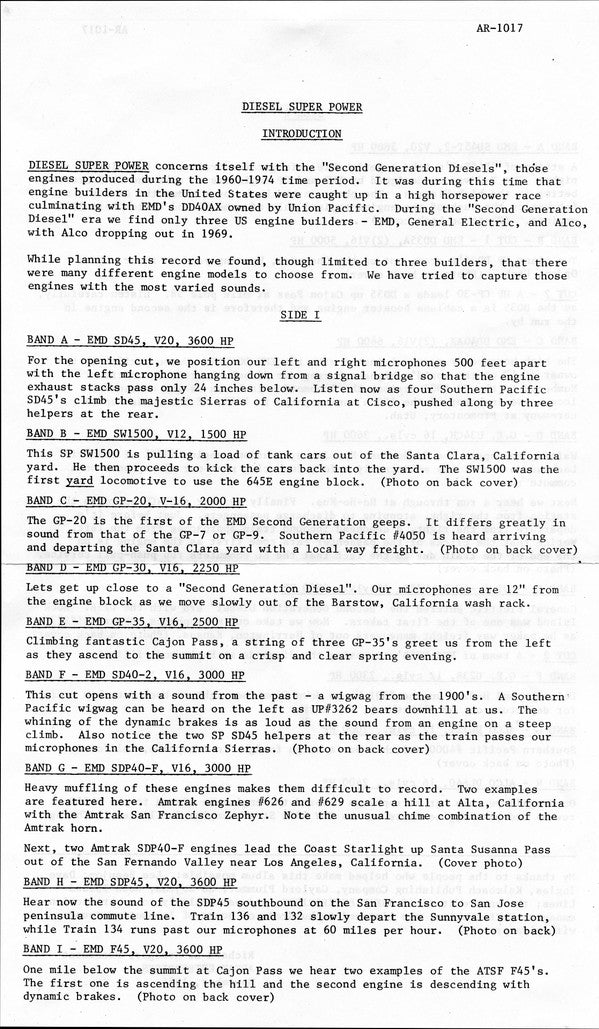 No Artist : Diesel Super Power (LP, Album)