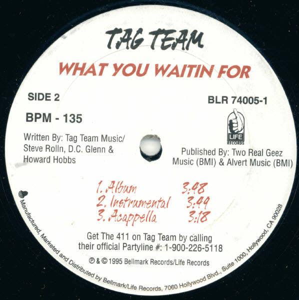 Tag Team : Funkey Situation / What You Waitin For (12")