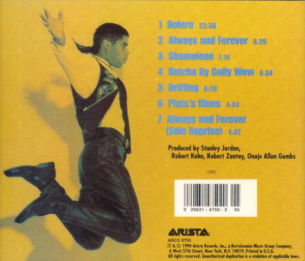 Stanley Jordan : Bolero (CD, Club)