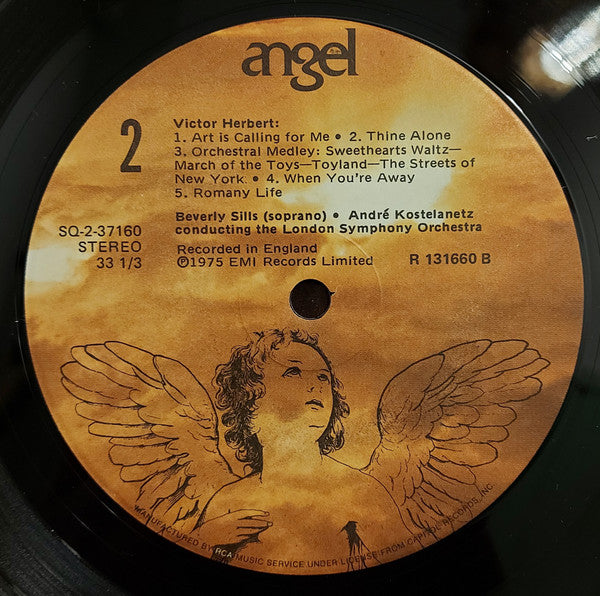 Beverly Sills, André Kostelanetz : Victor Herbert : Music Of Victor Herbert (LP, Album, Quad, Club)