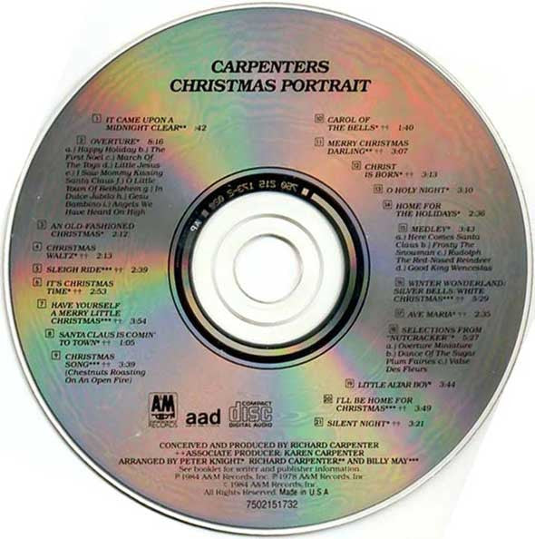 Carpenters : Christmas Portrait (CD, Album, Mixed, RE, S/Edition)