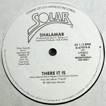 Shalamar : Help Me / There It Is (12", Promo)