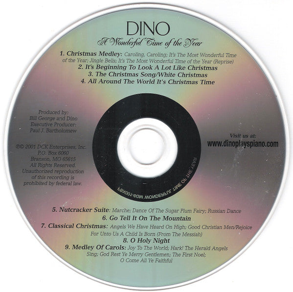 Dino Kartsonakis : A Wonderful Time Of The Year (CD, RE)