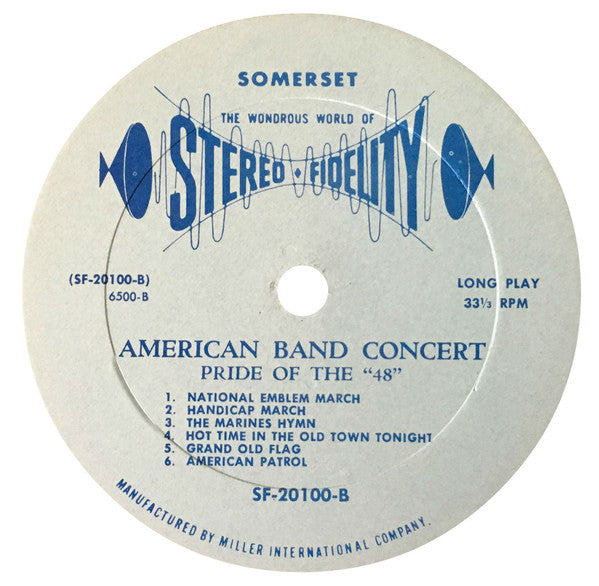 The Pride Of The '48 Band : American Band Concert (LP)
