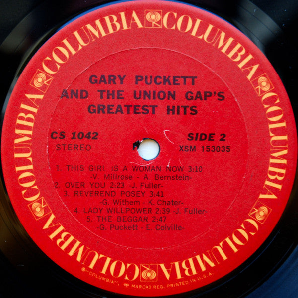 Gary Puckett & The Union Gap : Gary Puckett & The Union Gap's Greatest Hits (LP, Comp, RP, Ter)