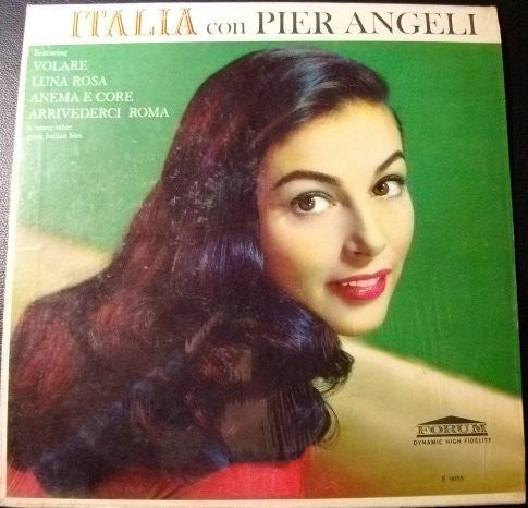Pier Angeli : Italia Con Pier Angeli (LP, Album)