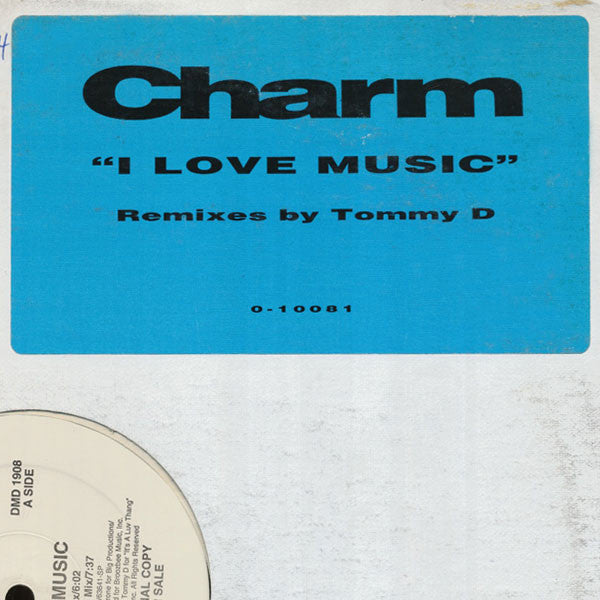 DJ Charm : I Love Music (12", Promo)