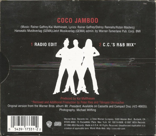 Mr. President : Coco Jamboo (CD, Single)