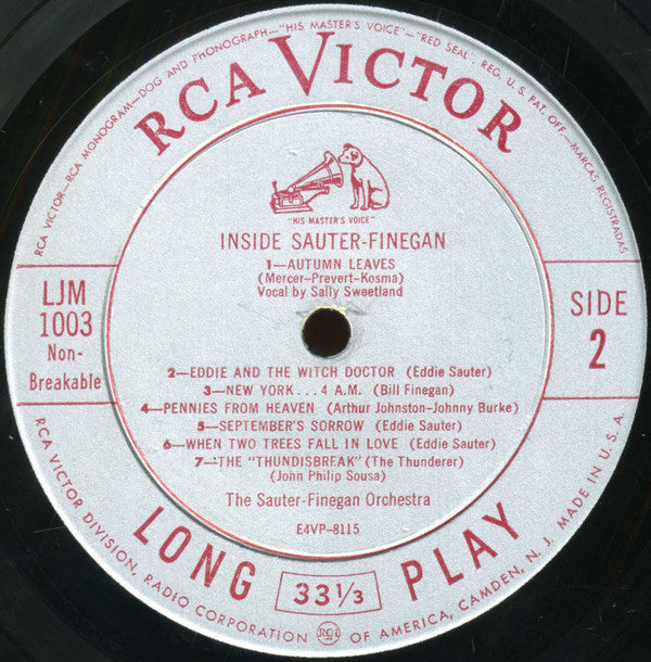 Sauter-Finegan Orchestra : Inside Sauter-Finegan (LP, Album, Mono, Ind)