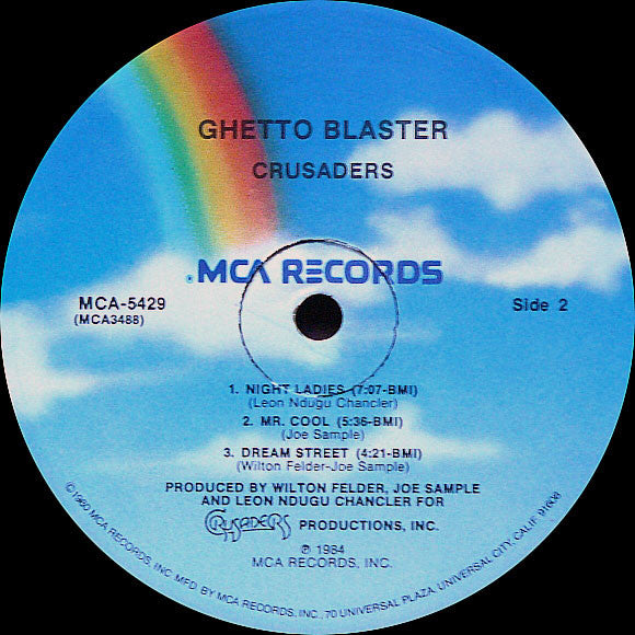The Crusaders : Ghetto Blaster (LP, Album, Pin)